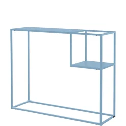 Wohnen Designermöbel|Telefontische*100x80x30 cm Konsolentisch in Blau Petrol - Filax