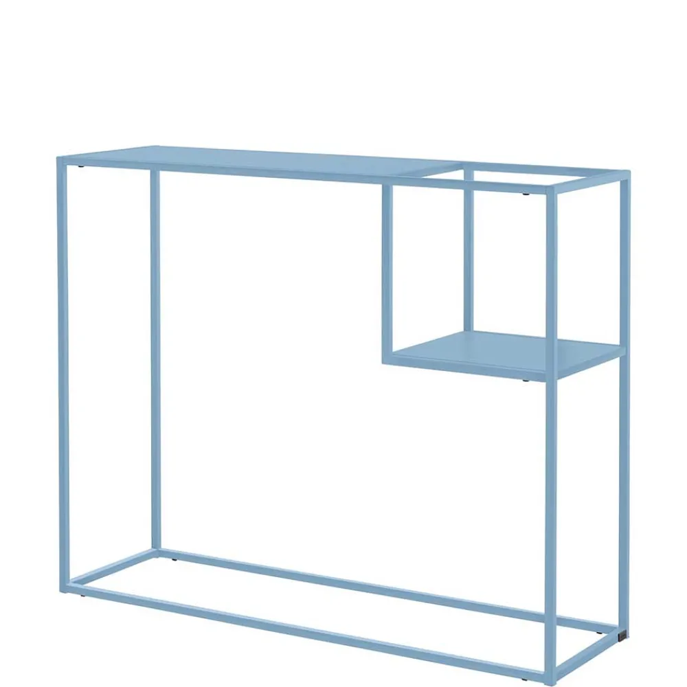 Wohnen Designermöbel|Telefontische*100x80x30 cm Konsolentisch in Blau Petrol - Filax