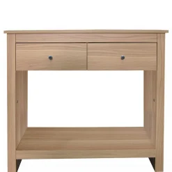 Wohnen 97x76x35 cm Konsolentisch in Eichefarben - Eliandas