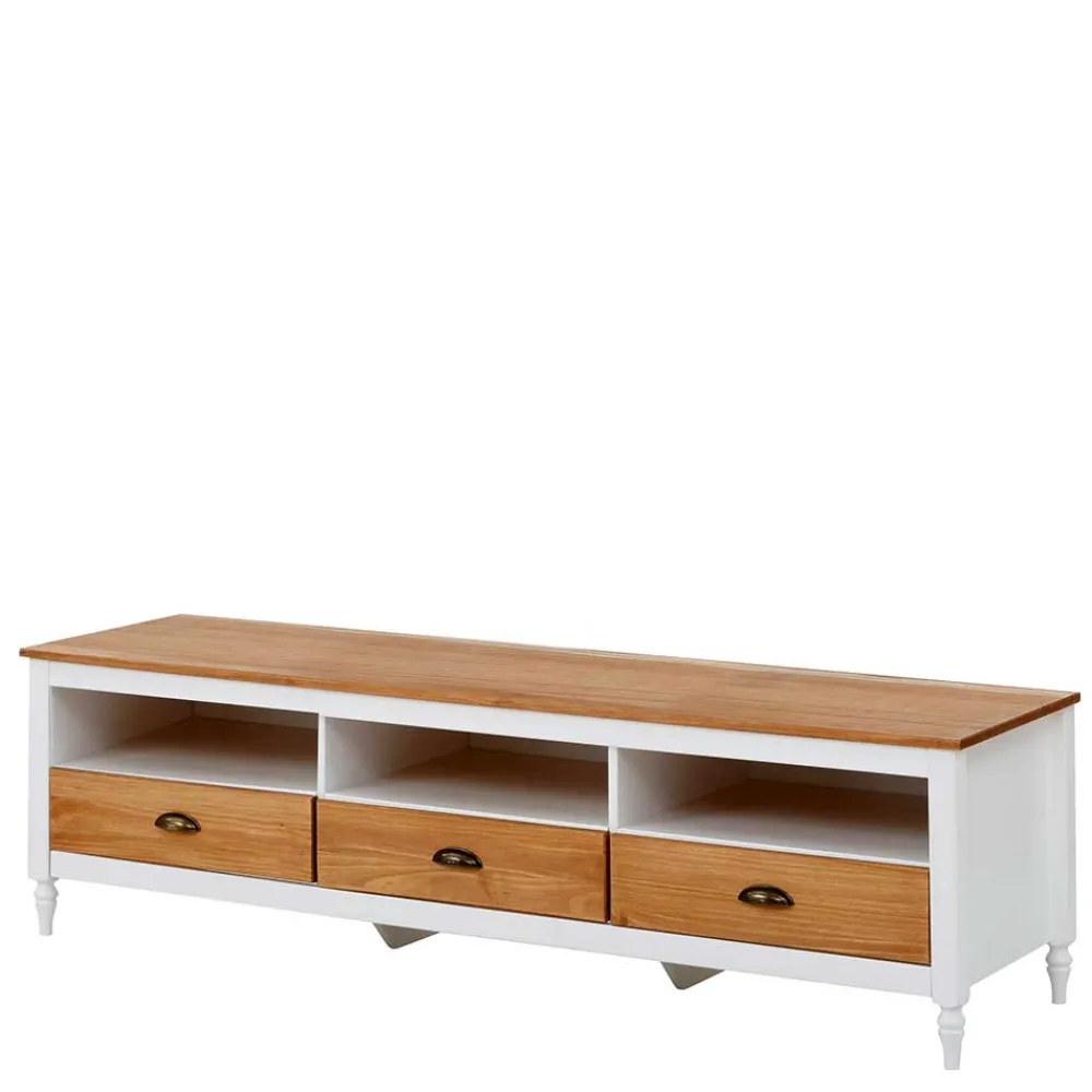 Wohnen Sideboards & Kommoden|Landhausmöbel*160x45x45 cm Landhaus TV Board mit Metallgriffen - Xasimir