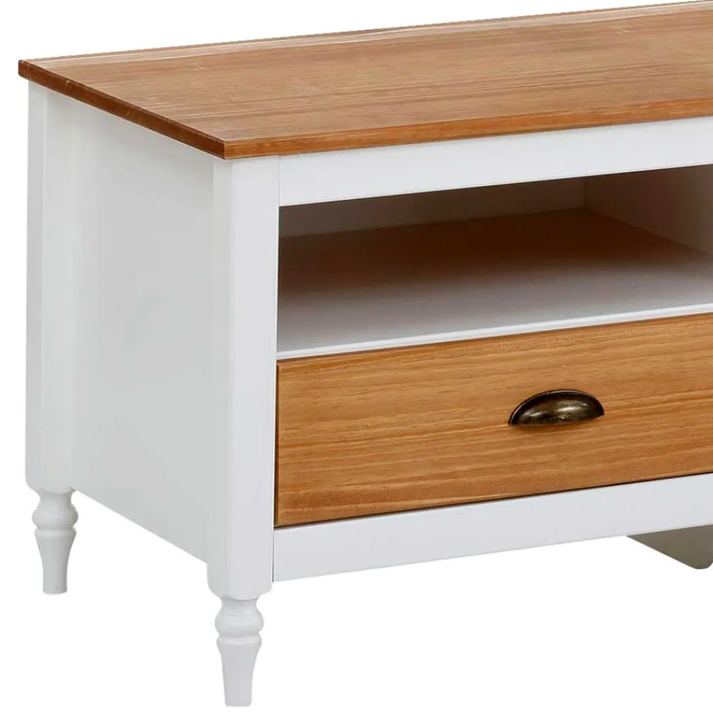 Wohnen Sideboards & Kommoden|Landhausmöbel*160x45x45 cm Landhaus TV Board mit Metallgriffen - Xasimir