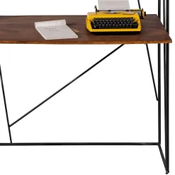 Wohnen 120x202x60 cm Regal mit Schreibtisch im Loft Style - Offia