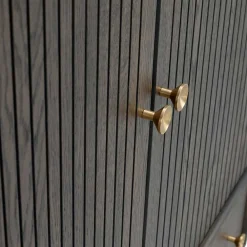 Wohnen Esszimmerschränke*79x125x42 cm Retro Schrank mit Bodenfreiheit - Cuzliav