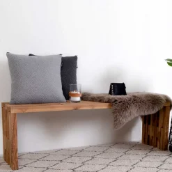 Wohnen 140x45x35 cm Teakholz Bank geölt - Fire