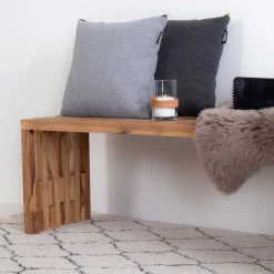 Wohnen 140x45x35 cm Teakholz Bank geölt - Fire