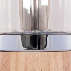 Wohnen Lampen & Leuchten*14x33x14 cm Tischlampe mit Glas Glocke - Ciudada