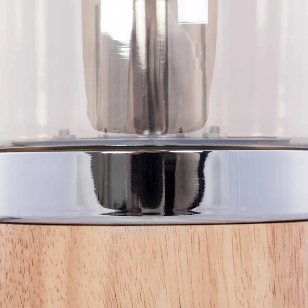 Wohnen Lampen & Leuchten*14x33x14 cm Tischlampe mit Glas Glocke - Ciudada