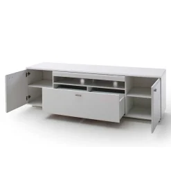 Wohnen 195x60x51 cm TV Board Unterschrank in Weiß - Hazime