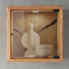 Wohnen 34x34x20 cm Wandvitrine in Wildeiche - Acapella