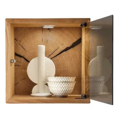 Wohnen 34x34x20 cm Wandvitrine in Wildeiche - Acapella