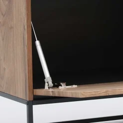 Wohnen Loft Möbel|Industrial Möbel*175x75x48 cm Wohnzimmer Sideboard in Holzoptik - Xindus