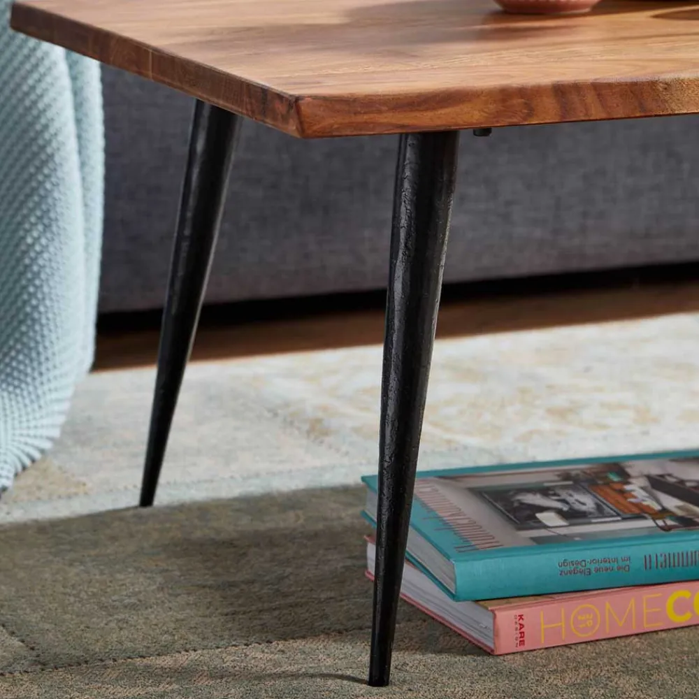 Wohnen 110x40x60 Couchtisch aus Sheesham Massivholz - Placer