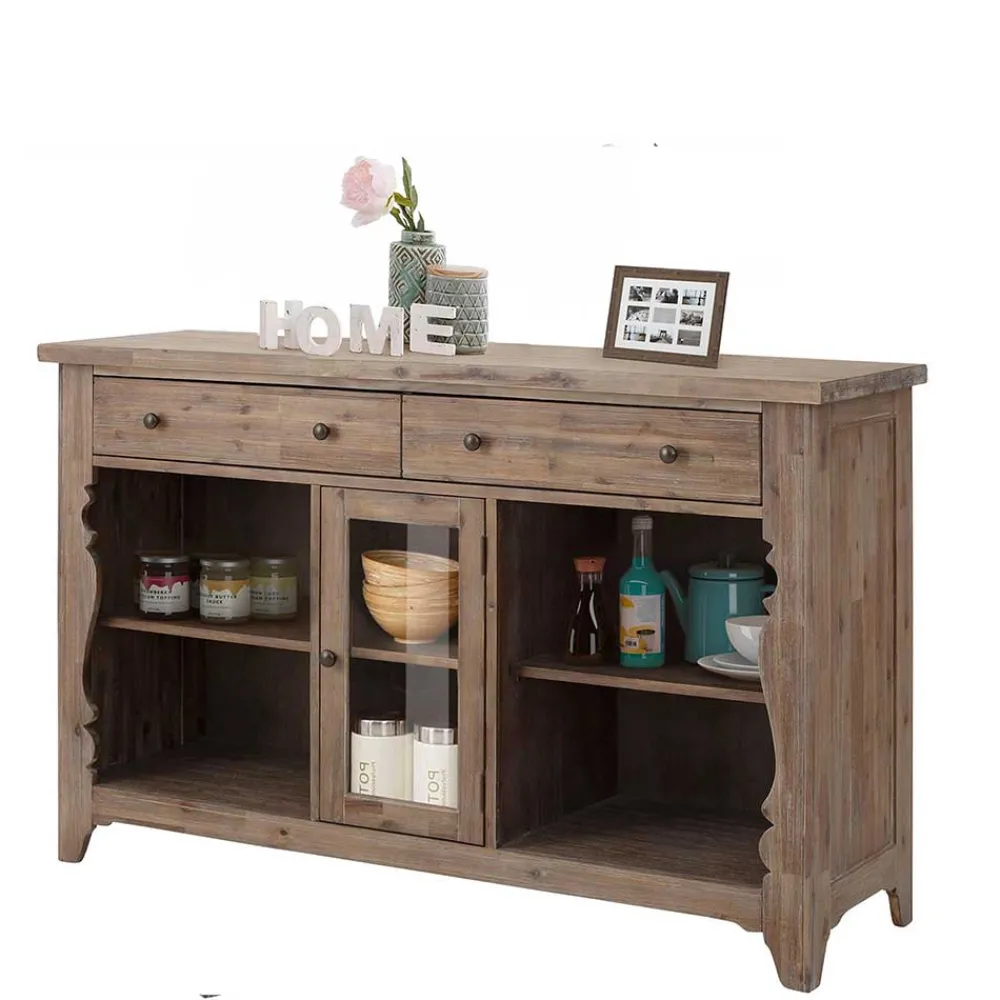 Wohnen 156x99x48 Design Anrichte im Vintage Look - Veier