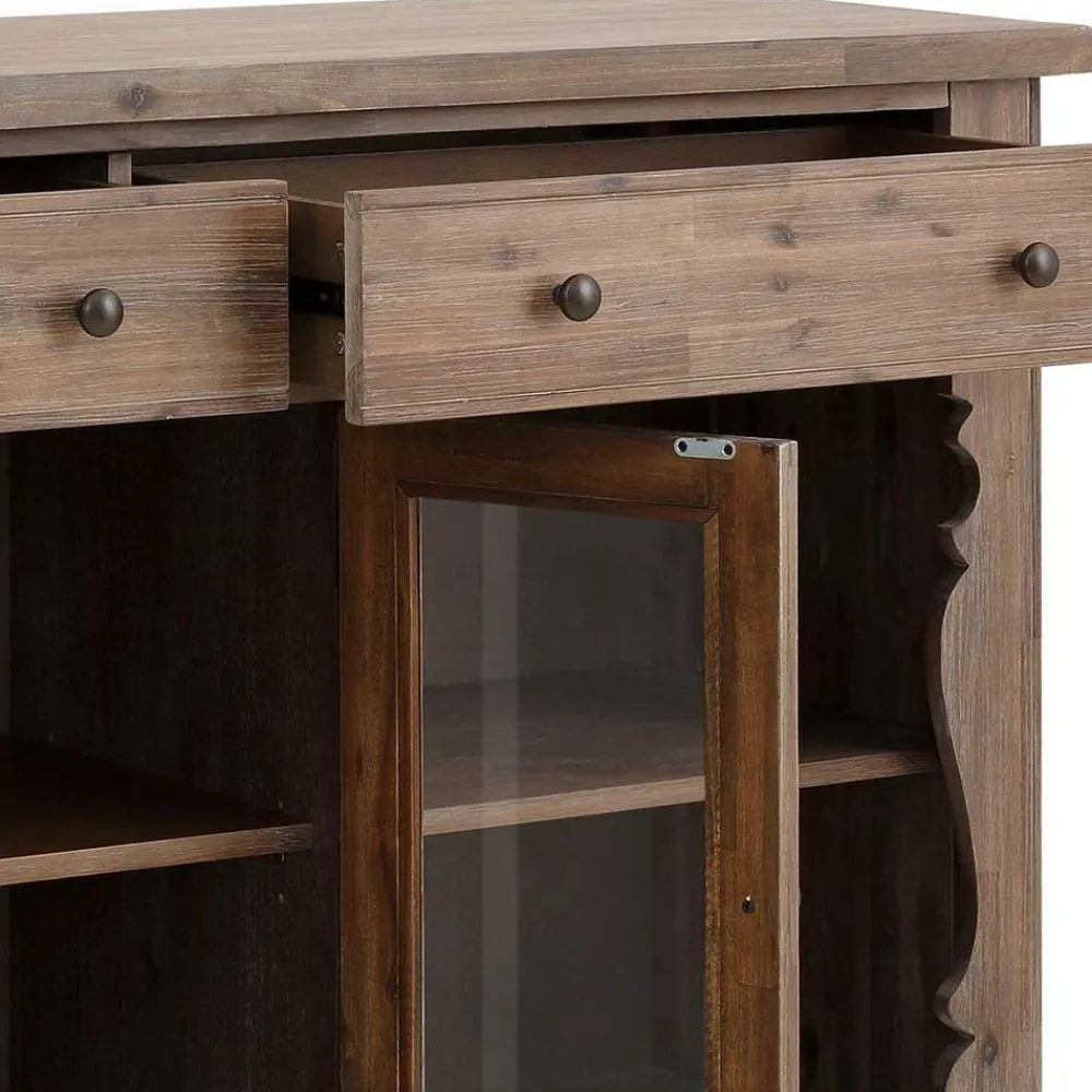 Wohnen 156x99x48 Design Anrichte im Vintage Look - Veier