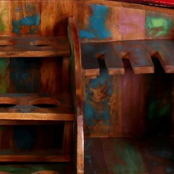 Wohnen Esszimmerschränke*168x80x72 Design Bar Schrank in Auto Optik - Rabbia