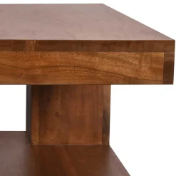 Wohnen Naturholzmöbel|Tische*90x40x60 Design Couchtisch aus massivem Holz - Macherie