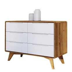 Wohnen 90x63x40 Design Kommode mit sechs Schubladen - Diesta