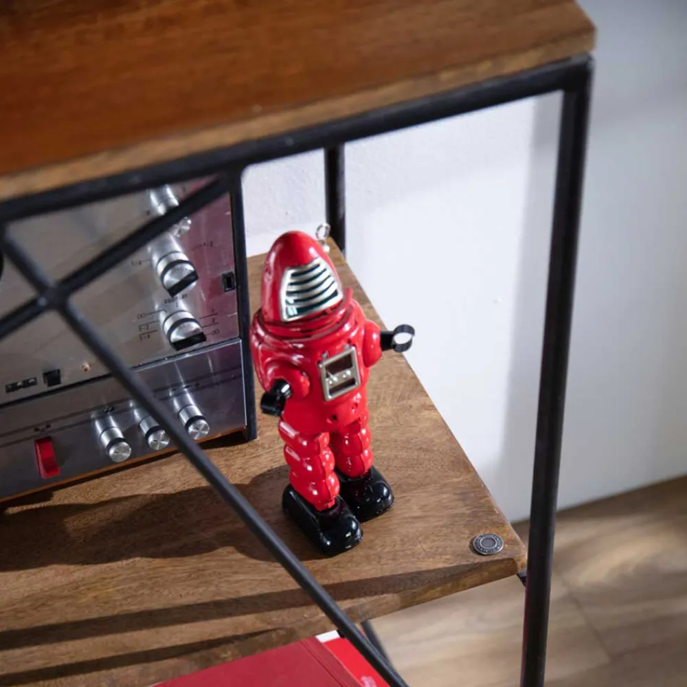 Wohnen 120x82x40 Design Regal aus Stahl & Holz - Offia