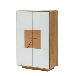 Wohnen 72x112x37 Design Schrank mit Glas Deckel - Mandrey