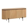 Wohnen Designermöbel*170x81x50 Design Sideboard in ovaler Form - Ilvenda