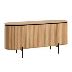 Wohnen Designermöbel*170x81x50 Design Sideboard in ovaler Form - Ilvenda