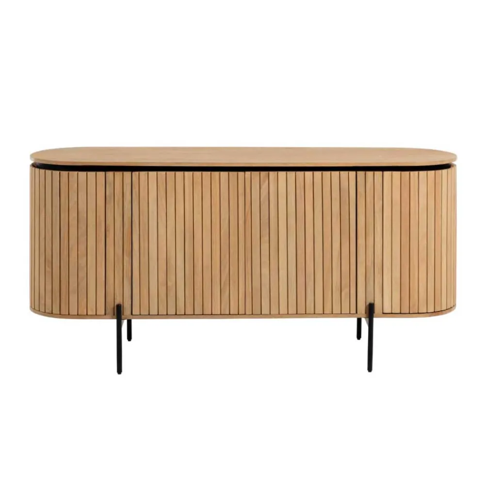 Wohnen Designermöbel*170x81x50 Design Sideboard in ovaler Form - Ilvenda