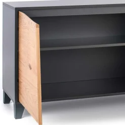 Wohnen 165x76x47 Design Sideboard mit drei Türen - Eric