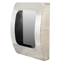 Wohnen 53x70x22 Design Spiegel mit Flugzeug Flair - Pilot