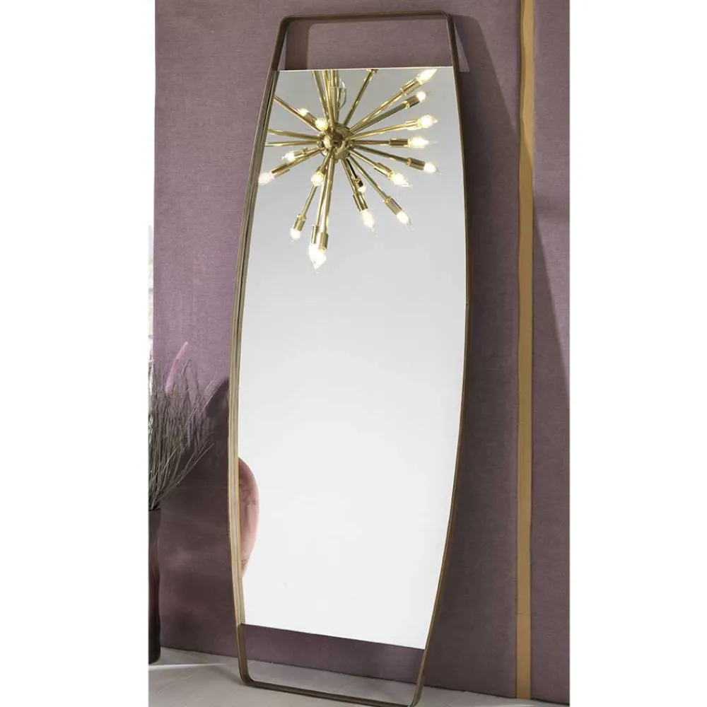 Wohnen Spiegel|Flurspiegel*61x168x4 Design Standspiegel in Bronze - Great