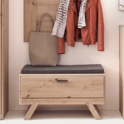 Wohnen 89x47x39 Design Truhenbank mit Klappe - Larinca