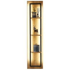 Wohnen Esszimmerregale|Regale*30x130x18 Design Wandregal mit drei Böden - Elprisca