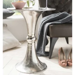 Wohnen Designermöbel|Vintage Möbel*50x60x50 Designer Beistelltisch aus Aluminium - Imlory
