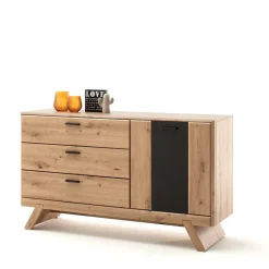 Wohnen Sideboards & Kommoden|Sideboards & Kommoden*144x84x44 Designer Sideboard zweifarbig - Larinca
