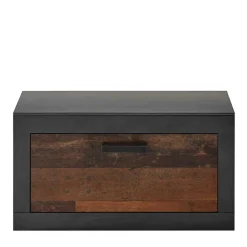 Wohnen 80x44x42 Dielenbank mit Klappe & Sockelgestell - Timuras