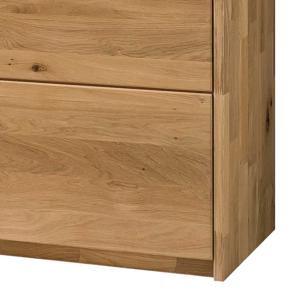 Wohnen Flurkommoden*103x89x43 Dielenkommode in Eiche Bianco & Grau - Vervesdo