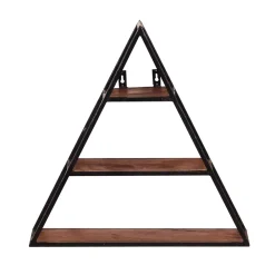 Wohnen Esszimmerregale|Regale*50x50x13 Dreieck Wandregal mit drei Böden - Mendoza