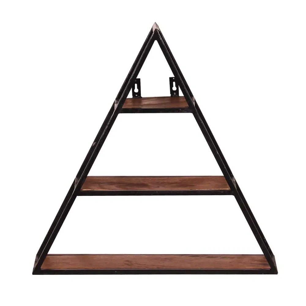 Wohnen Esszimmerregale|Regale*50x50x13 Dreieck Wandregal mit drei Böden - Mendoza