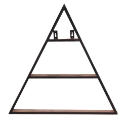 Wohnen Esszimmerregale|Regale*50x50x13 Dreieck Wandregal mit drei Böden - Mendoza