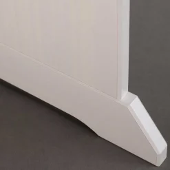 Wohnen Küchenbänke|Esszimmerbänke*110x45x37 Esszimmerbank in Weiß & Braun - Vatina