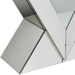 Wohnen 120x80x36 Extravaganter Tisch aus Spiegelglas - Livino