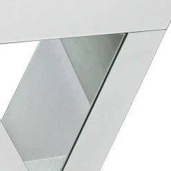 Wohnen 120x80x36 Extravaganter Tisch aus Spiegelglas - Livino
