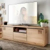 Wohnen Tv & Hifi-Möbel|Tv & Hifi-Möbel*170x56x40 Fernsehboard aus Wildeiche Massivholz - Embleys