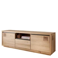 Wohnen Tv & Hifi-Möbel|Tv & Hifi-Möbel*170x56x40 Fernsehboard aus Wildeiche Massivholz - Embleys