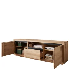 Wohnen Tv & Hifi-Möbel|Tv & Hifi-Möbel*170x56x40 Fernsehboard aus Wildeiche Massivholz - Embleys
