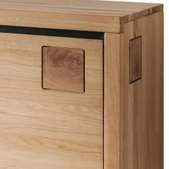 Wohnen Tv & Hifi-Möbel|Tv & Hifi-Möbel*170x56x40 Fernsehboard aus Wildeiche Massivholz - Embleys