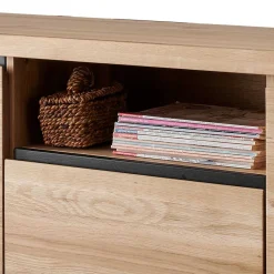 Wohnen Tv & Hifi-Möbel|Tv & Hifi-Möbel*170x56x40 Fernsehboard aus Wildeiche Massivholz - Embleys