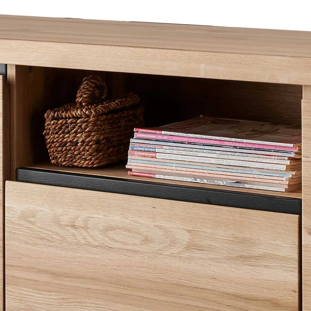 Wohnen Tv & Hifi-Möbel|Tv & Hifi-Möbel*170x56x40 Fernsehboard aus Wildeiche Massivholz - Embleys