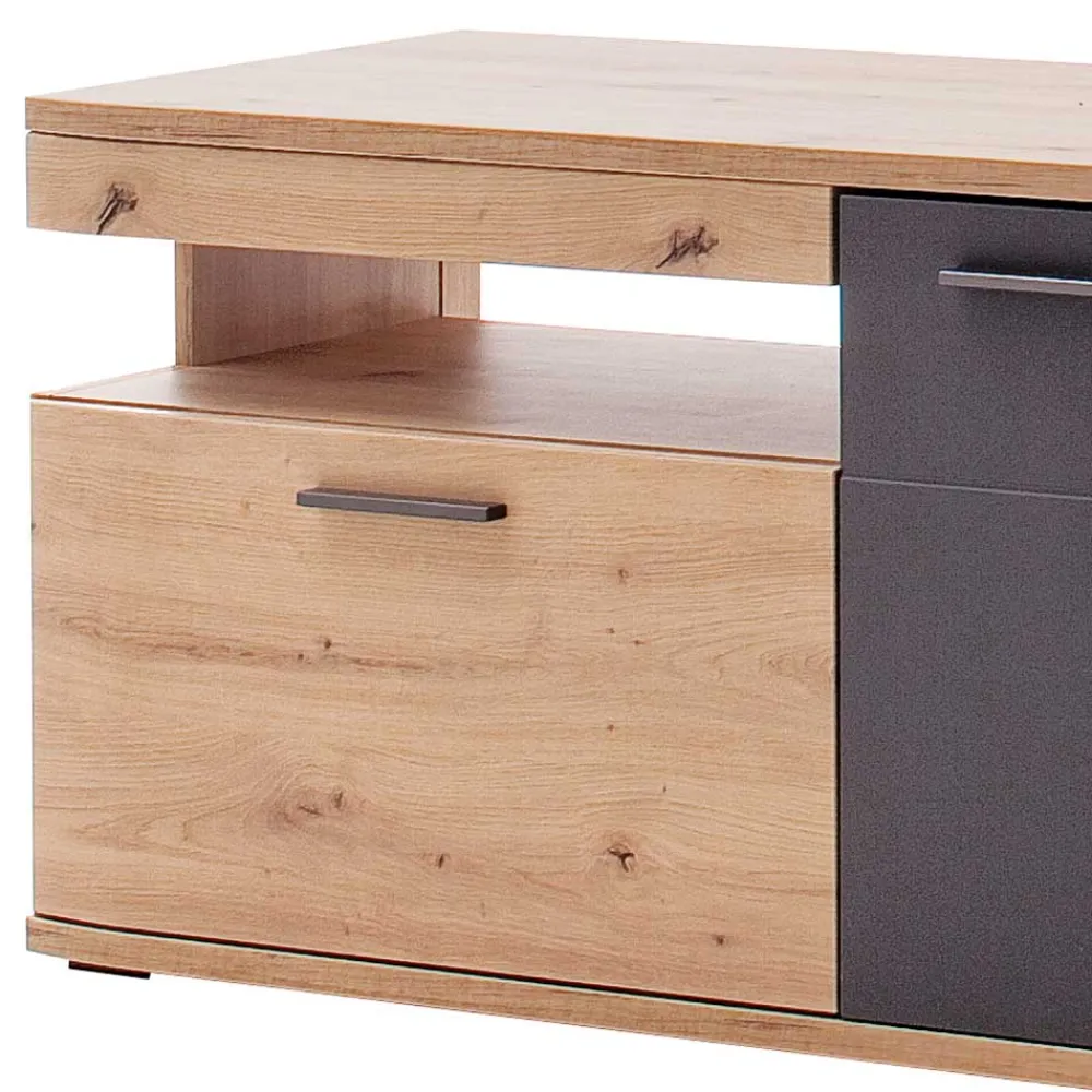 Wohnen Tv & Hifi-Möbel|Tv & Hifi-Möbel*150x55x50 Fernseher Schrank zweifarbig - Vecenda