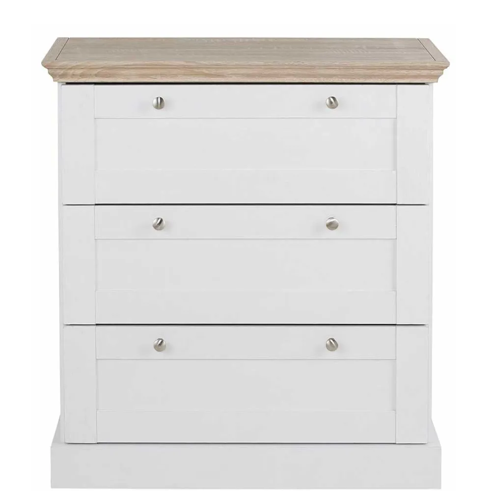 Wohnen Flurkommoden*75x80x35 Flur Kommode mit drei Schubladen - Ridron