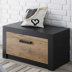 Wohnen 80x44x42 Flur Kommode mit Klappe - Ebrican